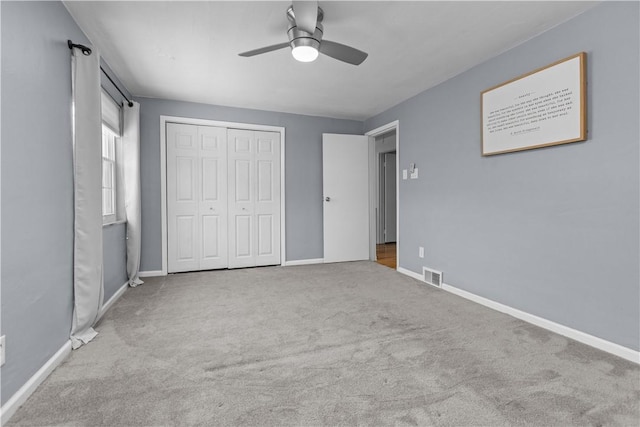 109 Raleigh Ct, Ross Twp, PA 15237 - unfurnished bedroom featuring carpet floors, a closet, and a ceiling fan