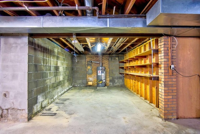 3444 Brodhead Rd, Center Twp, PA 15061 - unfinished below grade area featuring water heater