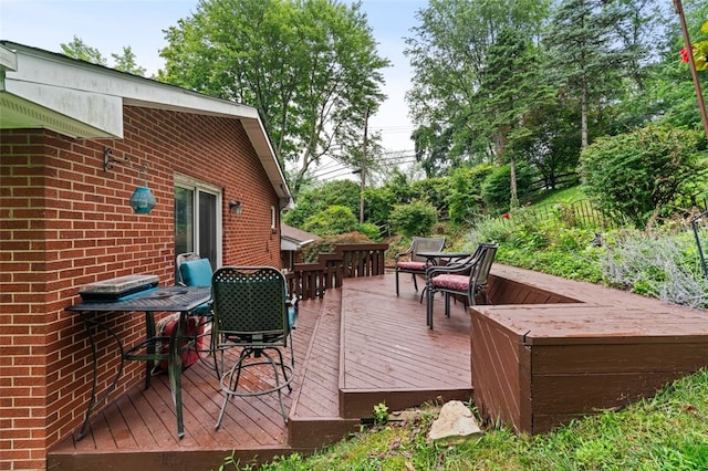 4 Thornridge Rd, Kilbuck Twp, PA 15202 - wooden deck featuring outdoor dining space