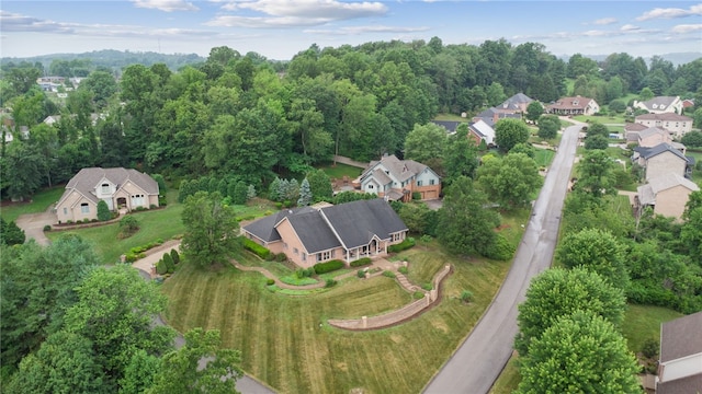 14 Amy Way S, Union Twp, PA 15401 - aerial view of property and surrounding area with nearby suburban area