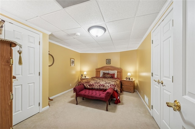 14 Amy Way S, Union Twp, PA 15401 - carpeted bedroom with ornamental molding and a paneled ceiling