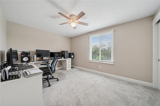 2047 Haymaker Rd, Monroeville, PA 15146 - office with a ceiling fan and light carpet