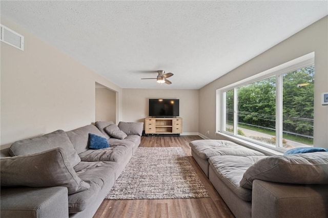 2047 Haymaker Rd, Monroeville, PA 15146 - living room with wood finished floors and ceiling fan