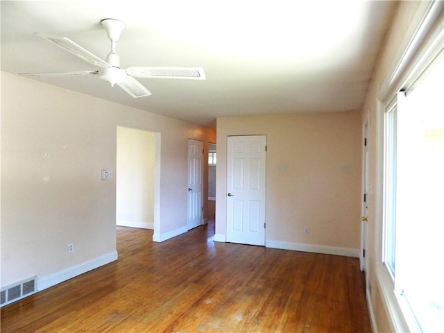 3055 Fadette St, Sheraden, PA 15204 - unfurnished room with wood finished floors and ceiling fan