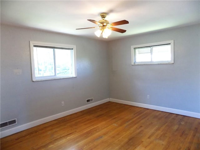 3055 Fadette St, Sheraden, PA 15204 - unfurnished room with a ceiling fan and wood finished floors