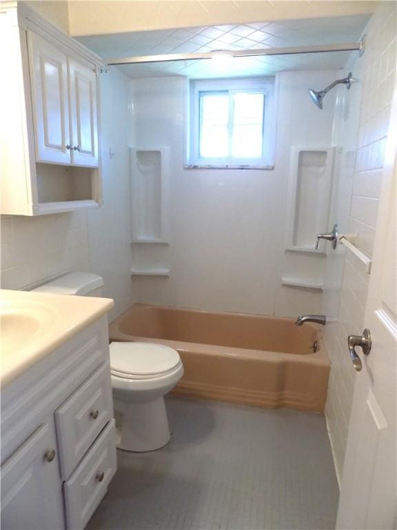 3055 Fadette St, Sheraden, PA 15204 - bathroom with vanity and bathtub / shower combination