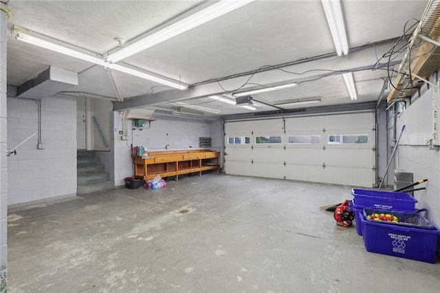 1717 Gina Dr, West Mifflin, PA 15122 - garage with a workshop area