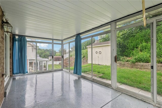 1717 Gina Dr, West Mifflin, PA 15122 - view of unfurnished sunroom