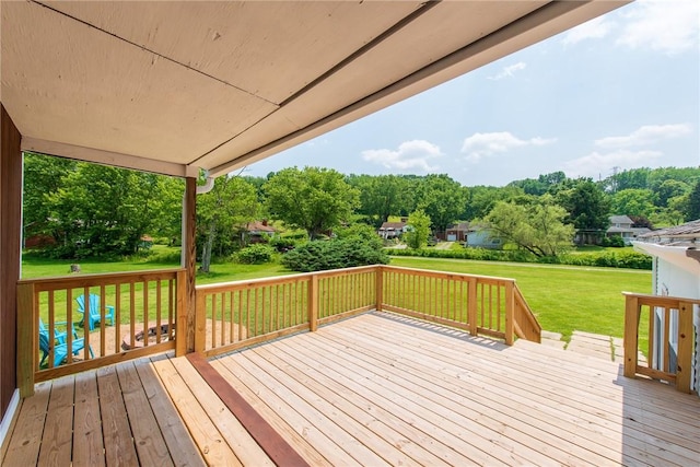190 Hillview Manor Rd, Gilpin Twp, PA 15656 - deck with a yard and view of scattered trees