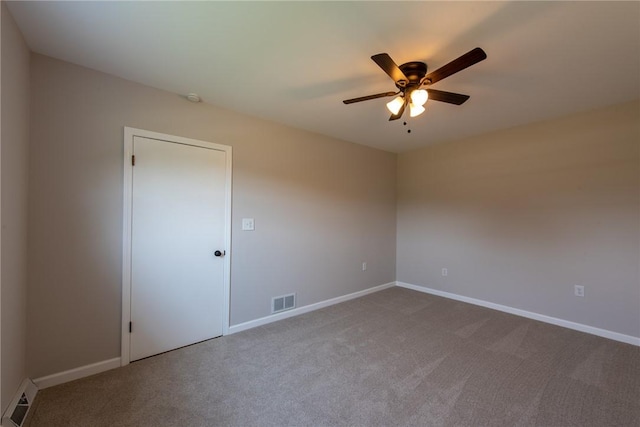 190 Hillview Manor Rd, Gilpin Twp, PA 15656 - carpeted empty room featuring a ceiling fan and a smoke detector