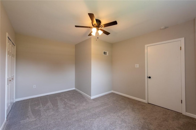 190 Hillview Manor Rd, Gilpin Twp, PA 15656 - spare room featuring a ceiling fan, carpet, and a smoke detector