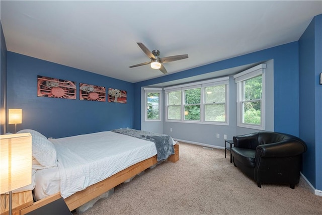 314 Westburn Ct, Seven Fields Boro, PA 16046 - carpeted bedroom with baseboards and ceiling fan