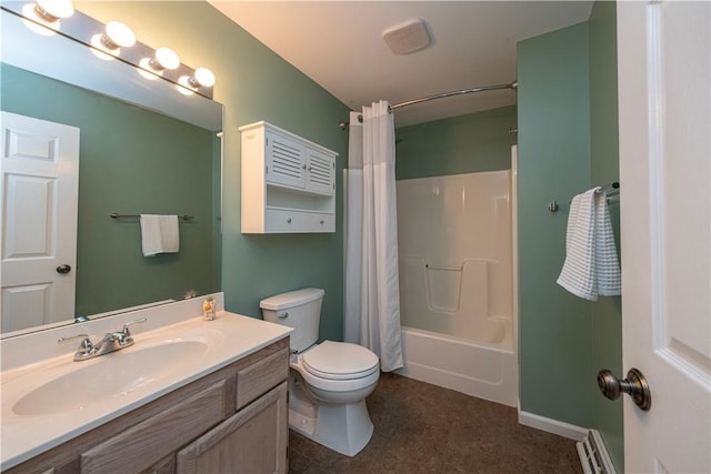 314 Westburn Ct, Seven Fields Boro, PA 16046 - full bathroom with vanity and shower / bath combo with shower curtain