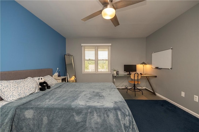 314 Westburn Ct, Seven Fields Boro, PA 16046 - carpeted bedroom featuring a desk and a ceiling fan