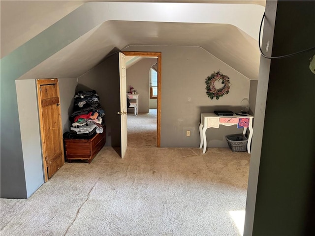 108 Hill St, Coaldale, PA 16679 - additional living space with carpet floors and lofted ceiling