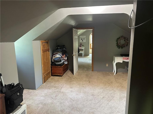 108 Hill St, Coaldale, PA 16679 - additional living space with carpet and lofted ceiling