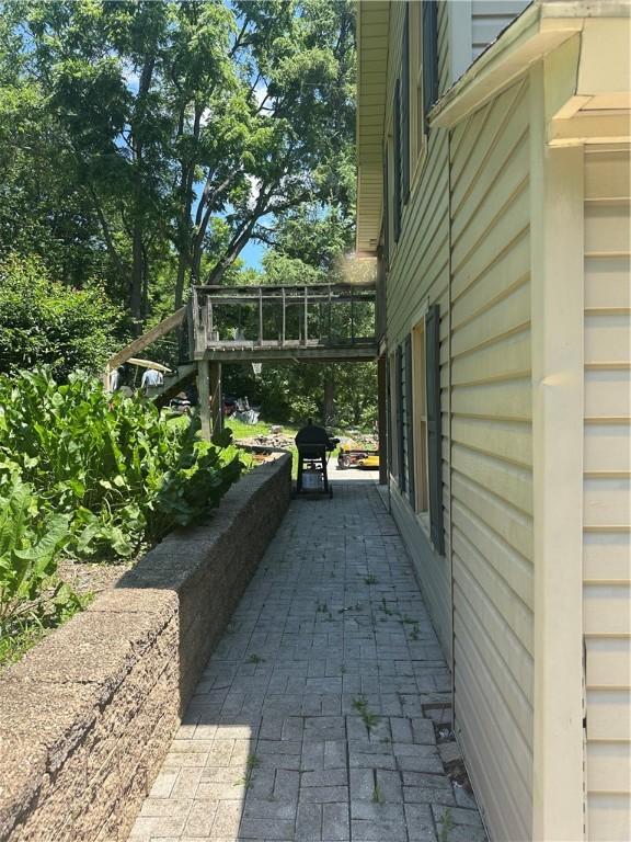 108 Hill St, Coaldale, PA 16679 - view of property exterior with a patio area