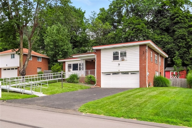 110 Marian Ave, Shaler, PA 15116 - tri-level home with an attached garage, brick siding, and driveway