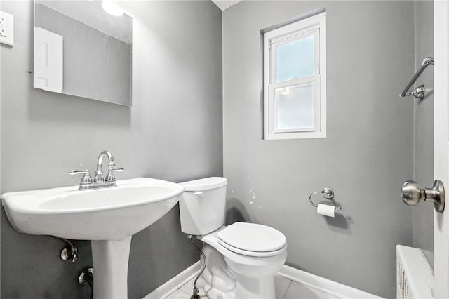 110 Marian Ave, Shaler, PA 15116 - bathroom with baseboards and radiator
