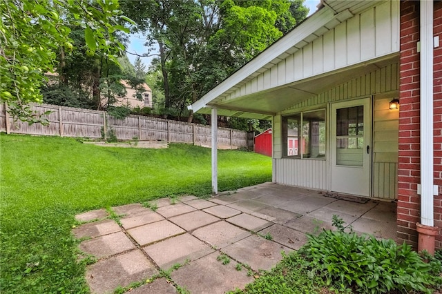 110 Marian Ave, Shaler, PA 15116 - fenced backyard with a patio area