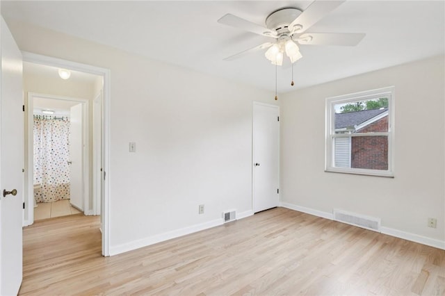 106 Crestline Dr, Ross Twp, PA 15237 - unfurnished room with light wood finished floors and a ceiling fan