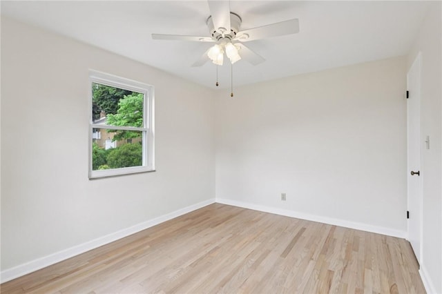 106 Crestline Dr, Ross Twp, PA 15237 - spare room featuring light wood-style floors and ceiling fan