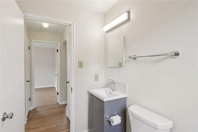 106 Crestline Dr, Ross Twp, PA 15237 - half bathroom with vanity and wood finished floors