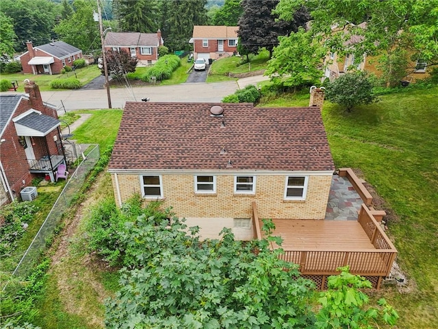 106 Crestline Dr, Ross Twp, PA 15237 - view from above of property