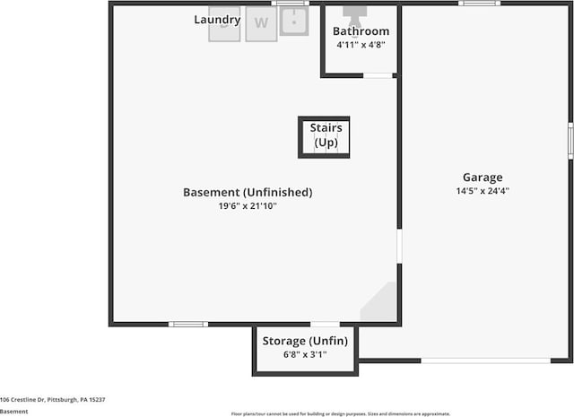 106 Crestline Dr, Ross Twp, PA 15237 - view of floor plan / room layout