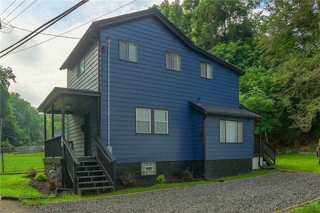 505 Bellwood Rd, West Mifflin, PA 15122 - view of property exterior with stairs