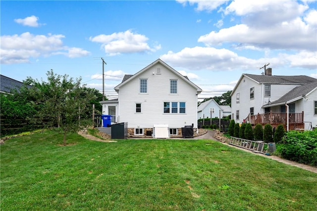 221 Connoquenessing Main St, Connoquenessing Boro, PA 16027 - back of house with a yard