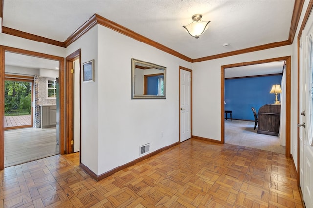 215 Lafayette Dr, Cranberry Twp, PA 16066 - spare room featuring baseboards and ornamental molding