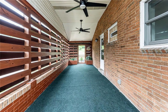 12220 Herold Dr, North Huntingdon, PA 15642 - view of patio / terrace featuring ceiling fan