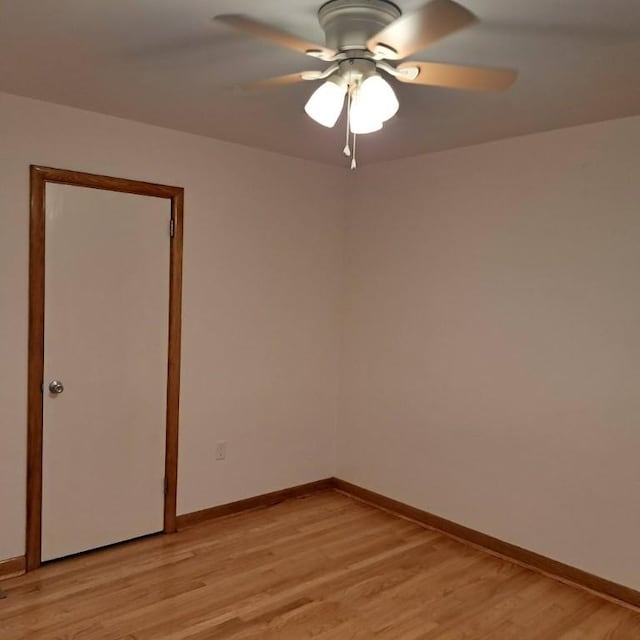 120 Rothen Ave, Twp Of But Nw, PA 16001 - empty room featuring ceiling fan and light wood-type flooring