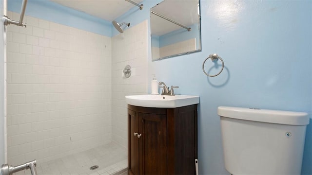 4952 Flamingo Dr, Whitehall, PA 15236 - bathroom featuring a tile shower and vanity