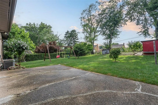 4952 Flamingo Dr, Whitehall, PA 15236 - view of grassy yard featuring a playground