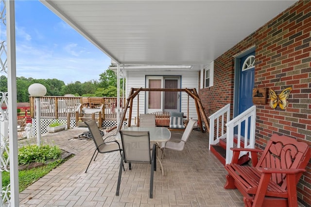1146 Middletown, Hempfield Twp, PA 15601 - view of patio featuring outdoor dining space