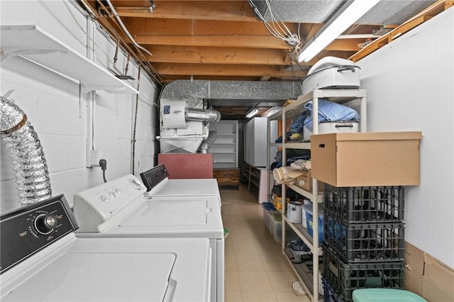1146 Middletown, Hempfield Twp, PA 15601 - unfinished below grade area featuring washer and clothes dryer