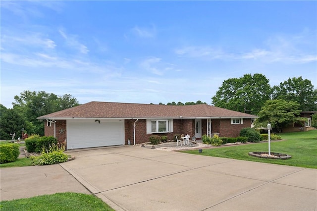 1146 Middletown, Hempfield Twp, PA 15601 - single story home featuring brick siding, a garage, driveway, and a front yard