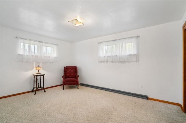 1146 Middletown, Hempfield Twp, PA 15601 - living area featuring baseboard heating and carpet