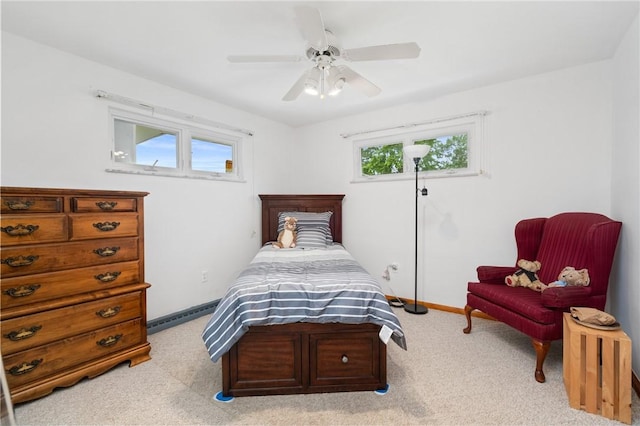 1146 Middletown, Hempfield Twp, PA 15601 - bedroom featuring light colored carpet and a ceiling fan