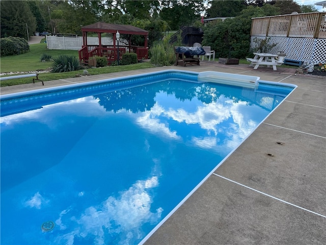 1146 Middletown, Hempfield Twp, PA 15601 - swimming pool featuring a gazebo and a patio area