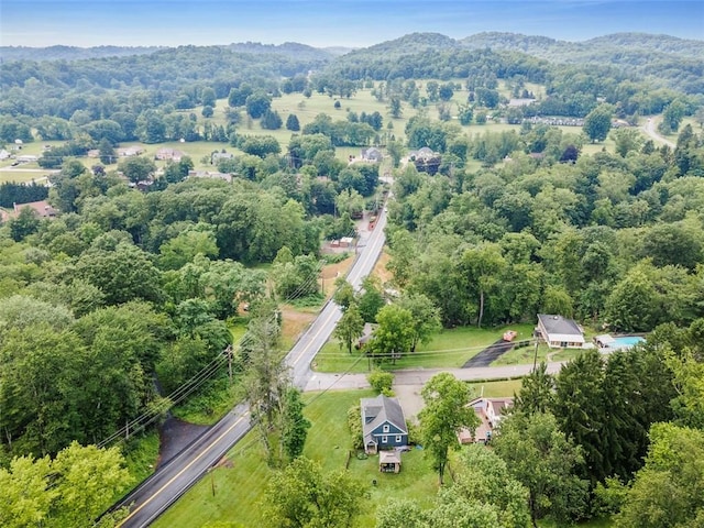 4673 Mill Stream Ct, Murrysville, PA 15668 - drone / aerial view of a mountainous background and a forest