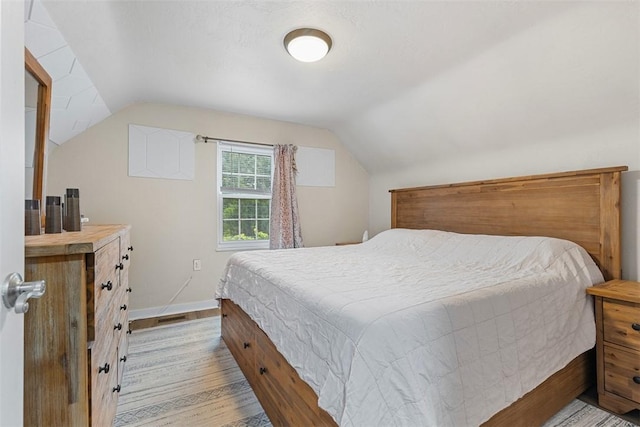 4673 Mill Stream Ct, Murrysville, PA 15668 - bedroom with light wood finished floors and vaulted ceiling