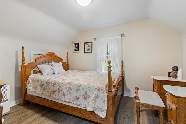 4673 Mill Stream Ct, Murrysville, PA 15668 - bedroom with vaulted ceiling and wood finished floors