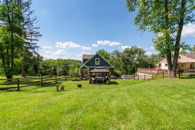 4673 Mill Stream Ct, Murrysville, PA 15668 - view of yard with a gazebo