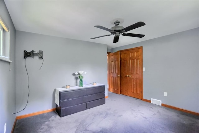 2116 Stewart Rd, South Park, PA 15129 - carpeted bedroom featuring baseboards and ceiling fan