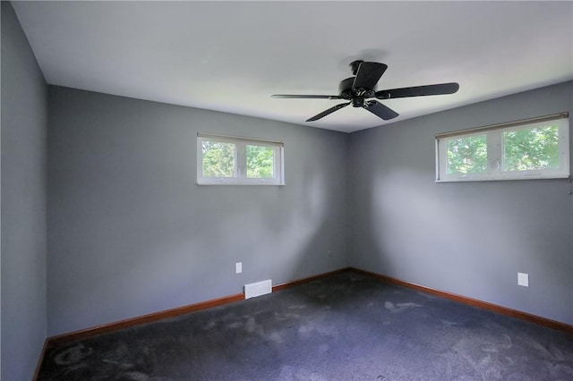 2116 Stewart Rd, South Park, PA 15129 - empty room featuring healthy amount of natural light, carpet flooring, and a ceiling fan
