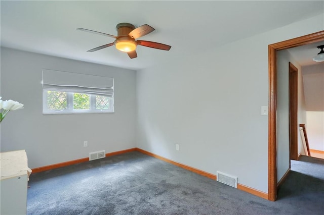 2116 Stewart Rd, South Park, PA 15129 - spare room with ceiling fan and carpet