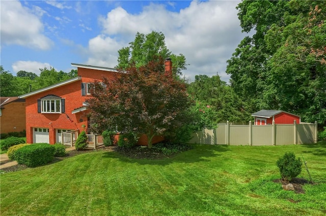 2116 Stewart Rd, South Park, PA 15129 - view of yard with a garage